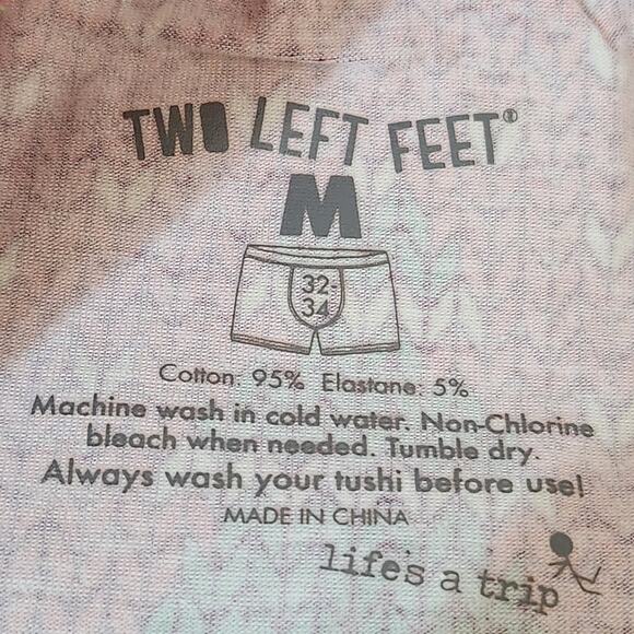 NWT Two Left Feet Ugly Sweater Men's Faux Knit Trunk Boxer Briefs Men's M - Picture 3 of 6